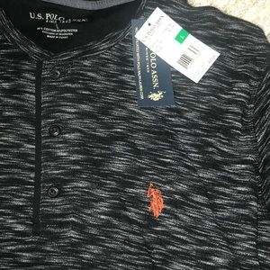 Polo long sleeve shirt with original  tags.